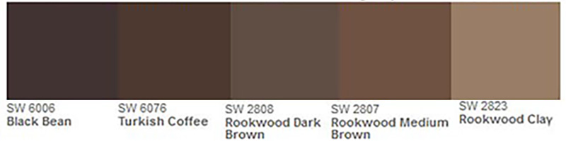 Brown Shutter Color Swatch